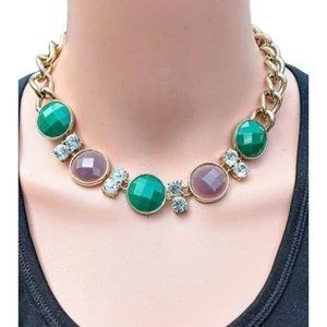 Women's Vintage Large Gemstone Necklace By Bill Blass